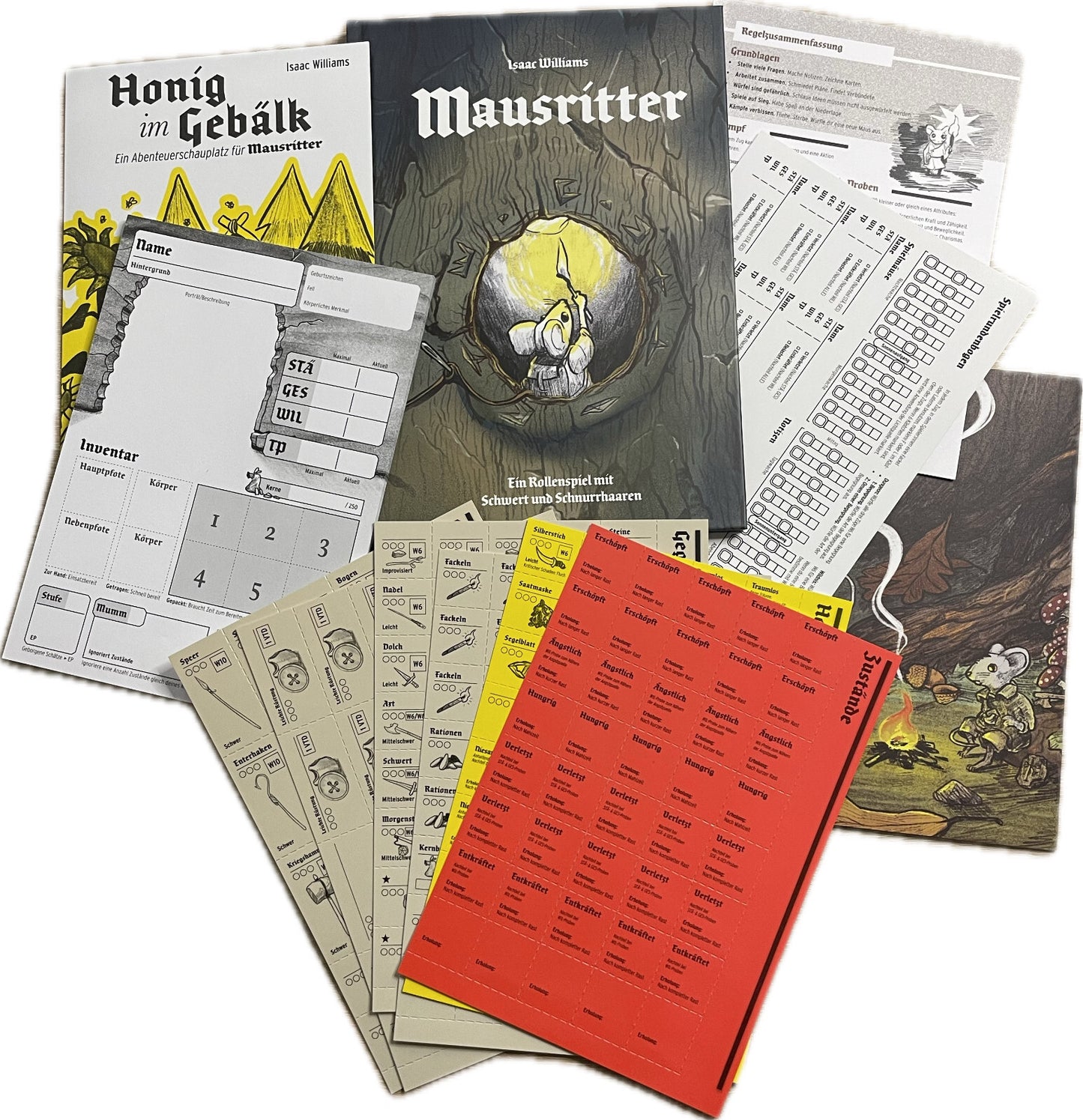 Mausritter Abenteuer Rollenspiel mit Schwert und Schnurrhaaren