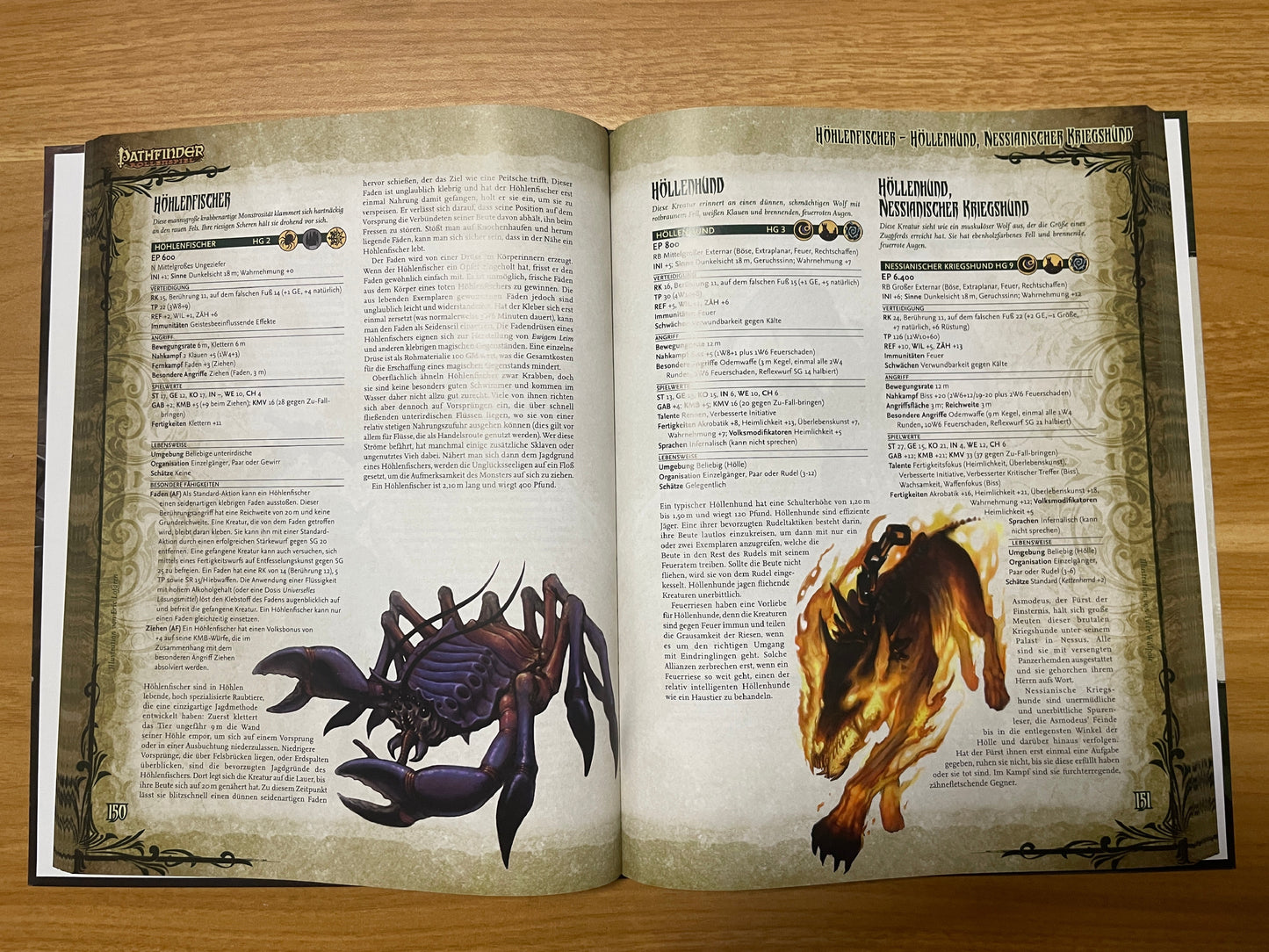 Pathfinder 2 Edition Monsterhandbuch Rollenspiel Bestiarium