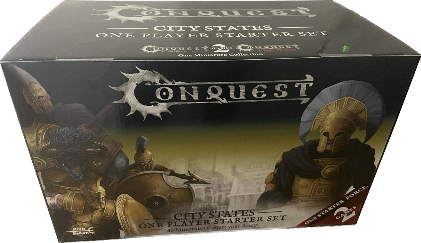 Conquest City States One Player Starter Set - 40 Miniatures!