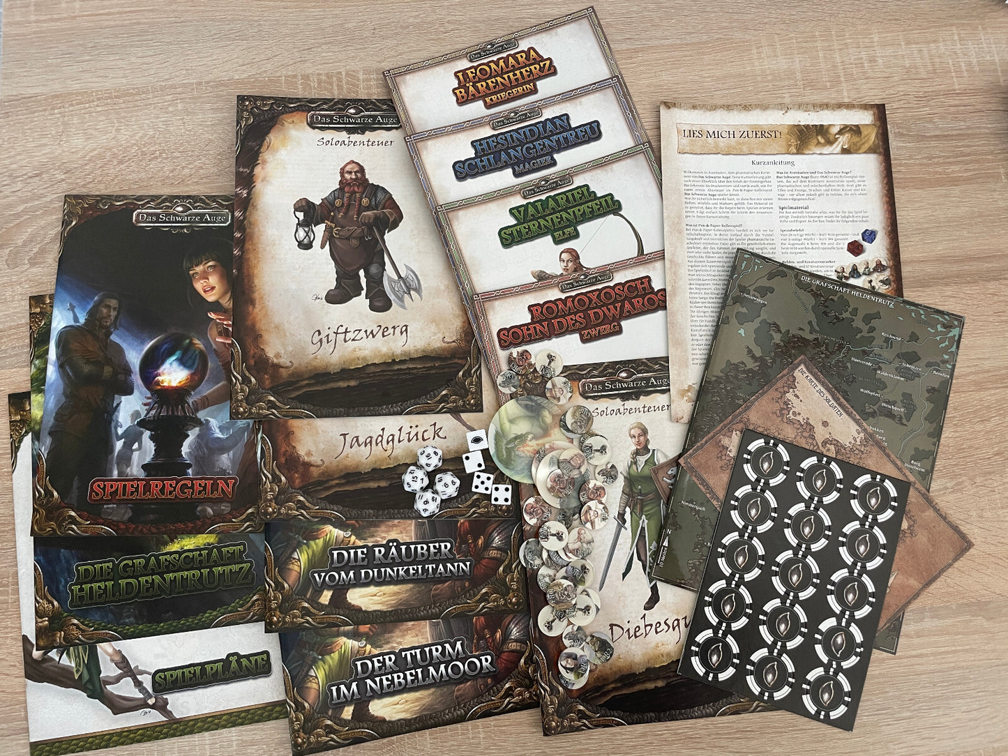 Das schwarze Auge - Das Geheimnis des Drachenritters Einsteigerbox