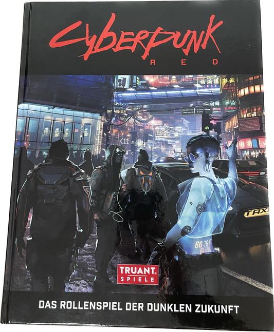Cyberpunk Red Regelwerk - Das Rollenspiel der dunklen Zukunft