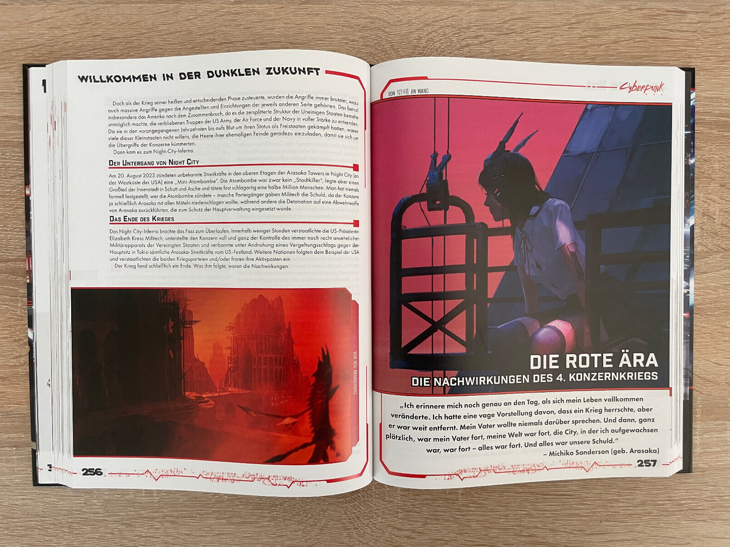 Cyberpunk Red Regelwerk - Das Rollenspiel der dunklen Zukunft